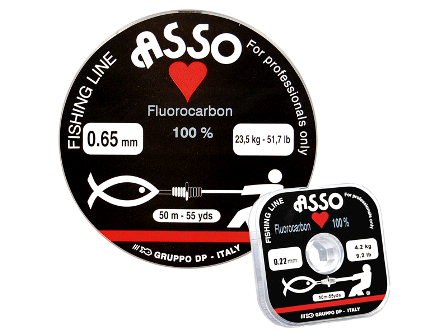 Asso Cuori Fluorocarbon mt. 50 mm. 0.24 kg 5.0